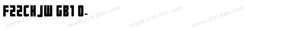 FZZCHJW GB1 0字体转换